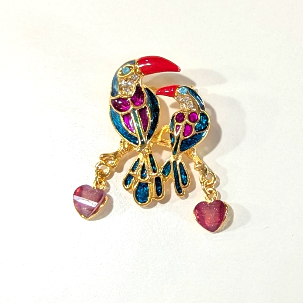 Parrot Brooch